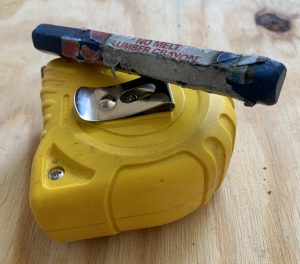 Tape Measure & Crayon